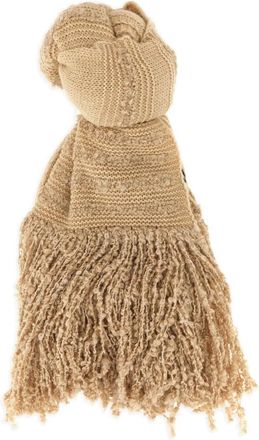 Fabiana Filippi Winter Scarves, female, Brown, ONE SIZE, Luxury Camel Alpaca Wool Scarf