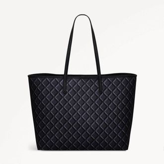 Radley London Black Large Open Top Tote Bag Southwell Gardens SS25 Radley London