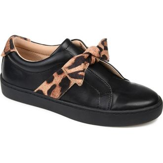 Journee Collection Abrina Sneaker in Black at Nordstrom Rack, Size 6.5