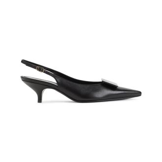 Celine Signature Slingback - Shoes - Mujer - Negro - 38 1/2 EU