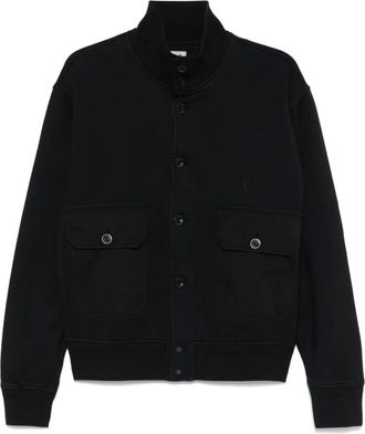 C.P. Company Felpa con logo ricamato - Blu