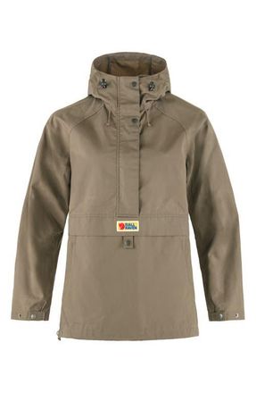 Fj&auml;llr&auml;ven Vardag Anorak Jacket in Suede Brown at Nordstrom, Size Small