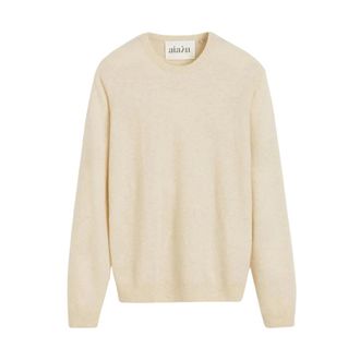 AIAYU Mujer, Jerseys, Beige, Talla: S