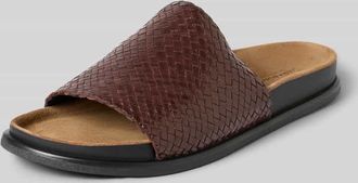 Vagabond Pantoletten aus echtem Ziegenleder in Mittelbraun, Gr&ouml;&szlig;e 36