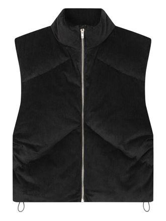 Rough. corduroy gilet - unisex - Cotton - M - Black