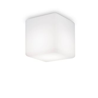 Netlighting Luna 1 Light Square Surface Mounted Downlight White IP44