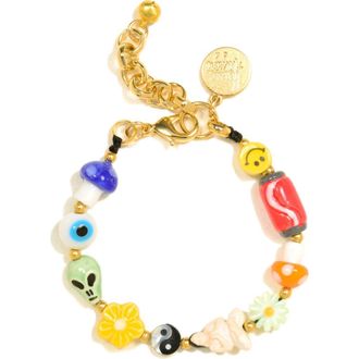 Venessa Arizaga No Risk, No Magic Bracelet in White at Nordstrom