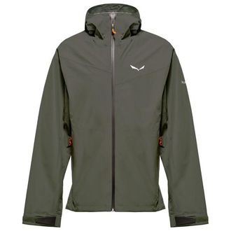 Salewa Puez Aqua 4 PowerTex 2.5L Jacket Regenjacke f&uuml;r Herren | oliv