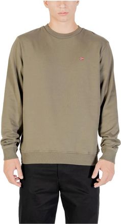 Napapijri Hoodies & sweatvesten, Heren, Groen, XL, Katoen, Balis Crew 1