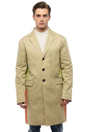 Dsquared2 Beige Single-Breasted Trench Coat
