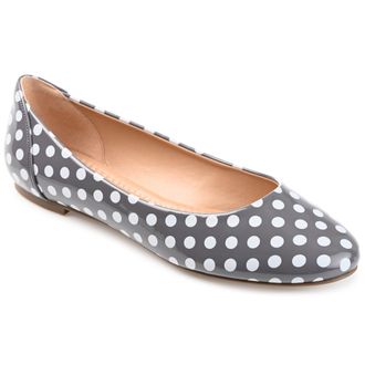 Journee Collection Womens Kavn Medium and Wide Width Comfort Insole Slip On Round Toe Ballet Flats