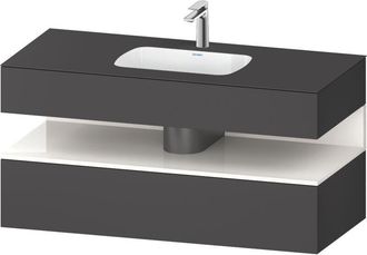 Duravit Qatego Lavabo Encastrado Con Base De Lavabo Consola, - Duravit