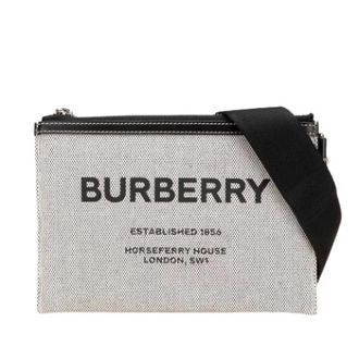 Burberry Pre-owned Cross Body Bags, female, Gray, Size: ONE SIZE Pre-owned Callum Crossbody