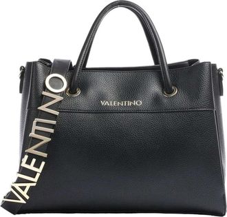 Mario Valentino Zwarte Synthetische Dames Schoudertas - Dames - Handtassen - Zwart - ONE Size - Tassen