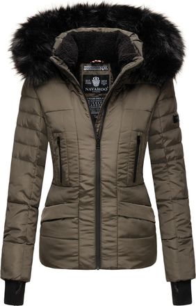 Navahoo Dames Winterjas Adele - Warm, Met Teddyvoering & Afneembare Bontkraag