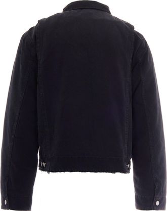 Represent Mens Jacket Work Black Cotton