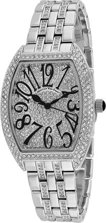 Christian Van Sant Elegant Sparkle Womens Watch