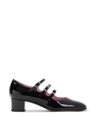 Carel Kina Patent Leather Block Heel Shoes