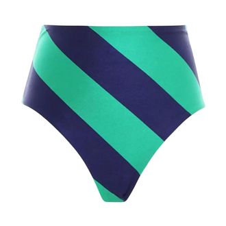 Zimmermann Bikinis, female, Green, Size: M High-Waisted Bikini Bottom