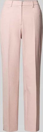 More & More More & More Hose mit B&uuml;gelfalten und Eingrifftaschen in Rose, Gr&ouml;&szlig;e 34