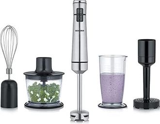 Severin Batidora De Mano Inal&aacute;mbrica Severin Sm 3775 Negro Inox