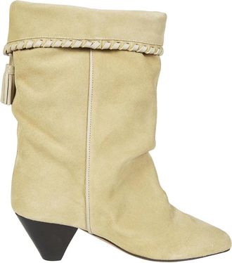 Isabel Marant Dalby Boots - Dames - Laarzen met Hak - Beige - 38 EU - Schoenen