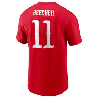 Nike Hwang Hee-Chan Korea Nike Mens Soccer T-Shirt in Red | M11332P375ANHH-RED