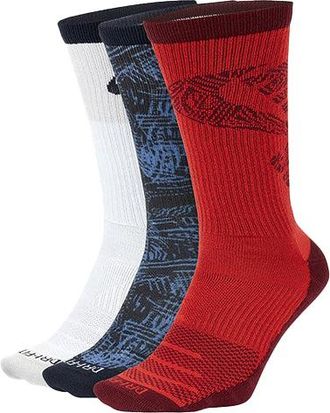 Nike Sports Breathable Running Contrasting Colors 1 3 Pairs Socks CK6570-902
