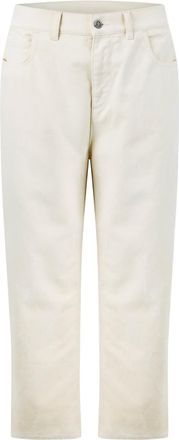 Moncler Cropped jeans met taps toelopende pijpen