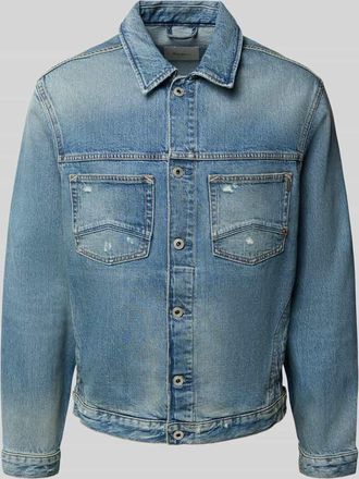 Pepe Jeans London Regular Fit Jeansjacke aus Baumwoll-Mix Modell HORSHAM PALE TINT in Jeansblau, Größe XXL
