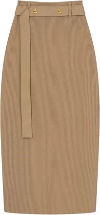 &Aacute;eron Dames, Rokken, Bruin, Maat: L Leer