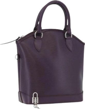 Louis Vuitton Pre-owned Vintage Epi Handtas - Dames - Vintage Handtas - Paars - ONE Size - Leer - Vintage