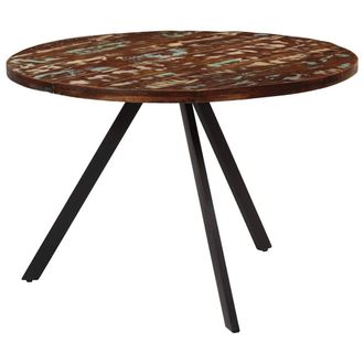 Berkfield Home Dining Table 110x75 cm Solid Wood Reclaimed
