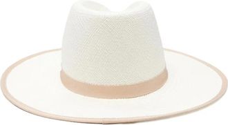 Max Mara Accessoires, Dames, Wit, 57 CM, Cappello Cellula