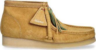 Clarks Suède enkellaarzen met kwastje - Bruin