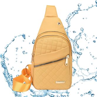 Generic Sling Bags For Women - Casual Nylon Polyester Pouch, Adjustable Strap | Fashion Sling Purse For Ladies Girls | Chest Bag Travel Sports Hiking Running