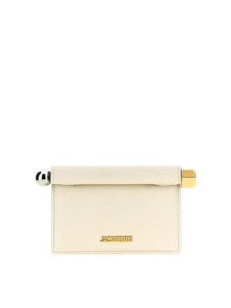 Jacquemus La Petite Pochette Rond Carr Clutch