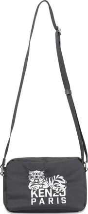 Kenzo Borsa messenger con ricamo - Nero