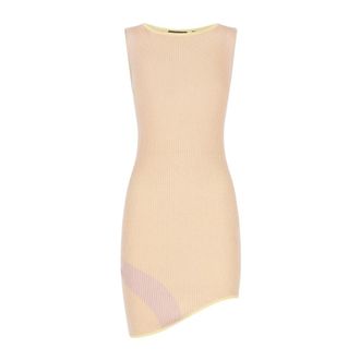 GCDS Gcds, Dames, Jurken, Roze, Maat: M Viscose