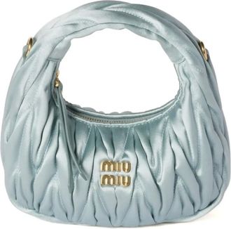Miu Miu Borsa tote Wander mini - Blu