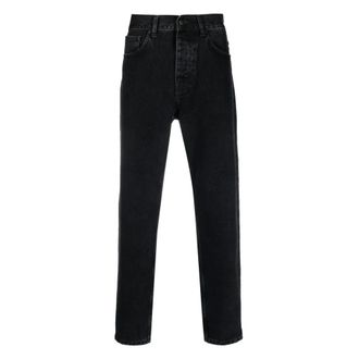 Carhartt Work in Progress Jeans, Heren, Zwart, W33, Denim, Newel Pant