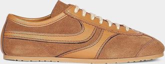 Dries Van Noten Round-Toe Suede Low-Top Sneakers