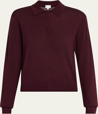 Kule The Pax Wool-Silk Polo