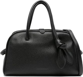 Jacquemus De Kleine Turismo Tas - Dames - Handtassen - Zwart - ONE Size - Leer - Tassen