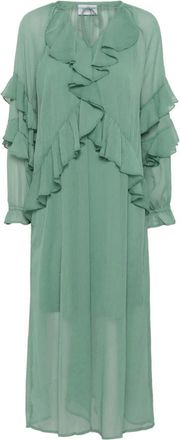 Saint Tropez Jacelyn SZ Dress - Dames - Casual kleedjes - Groen - XS - Kleedjes