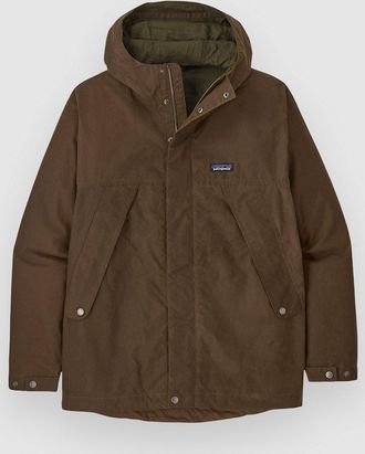 Patagonia Waxed Cotton Jacke braun