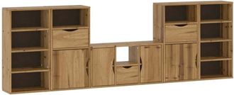 vidaXL Vidaxl - Muebles De Tv 5 Uds. Con Almacenaje odda Madera Maciza Pino