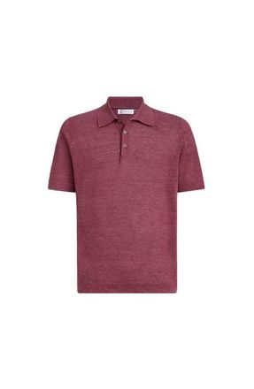 Brunello Cucinelli Polo-style sweater in Coral at Nordstrom, Size 50 It