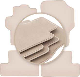 OEM Alfombrillas Premium Beige Para: Peugeot 1007 Monovolumen 2004-2009