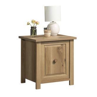 Sauder Hillmont Farm Night Stand, Timber Oak finish